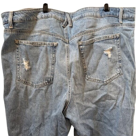 COPY - Maurices Womens Distressed Blue Denim Cheeky Taper Ankle 22W Regular Str… - Picture 9 of 13